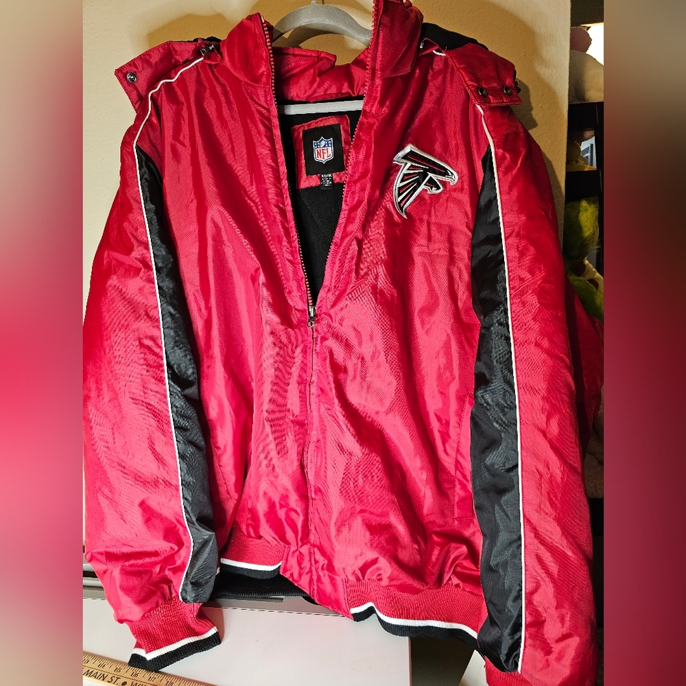 NFL Atlanta Falcon Puffer jacket New size 4XL